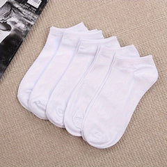 5pcs Short Ankle Sports Casual Socks