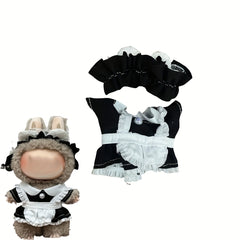 Maid Jumpsuit 2pcs 3pcs for 6 69 inch Doll