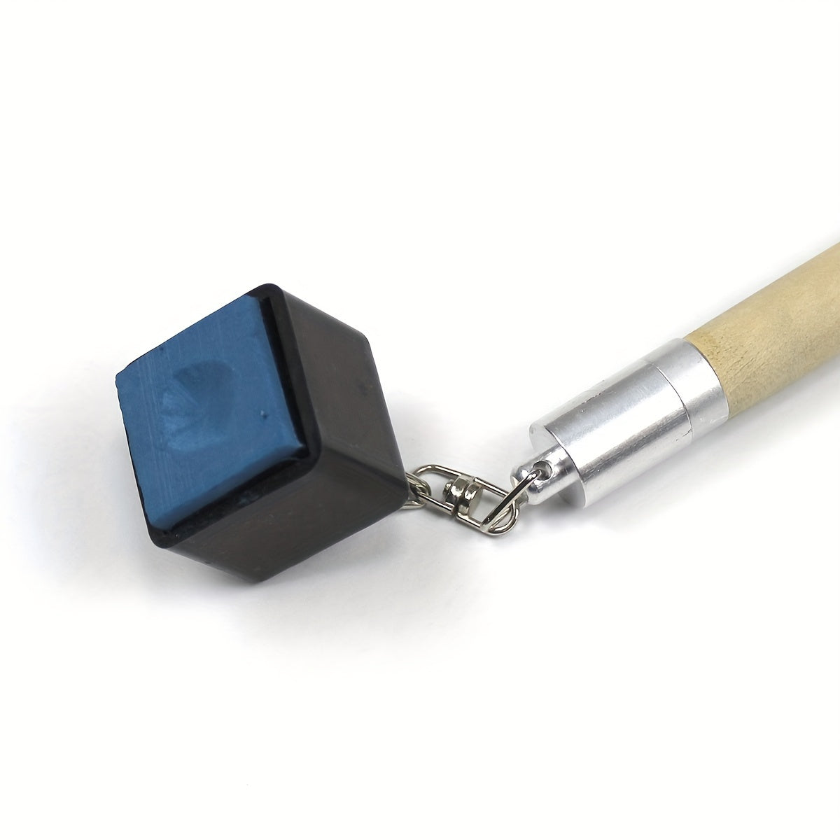 Wooden Pool Cue Tip Pricker with Chalk Cover