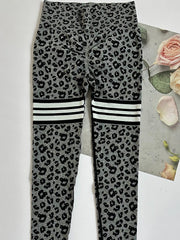 Leopard Print High Waist Yoga Pants Butt Lifting Slimming Leggings
