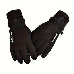 Thickened Warm Touch Screen Fleece Gloves for Outdoor Sports