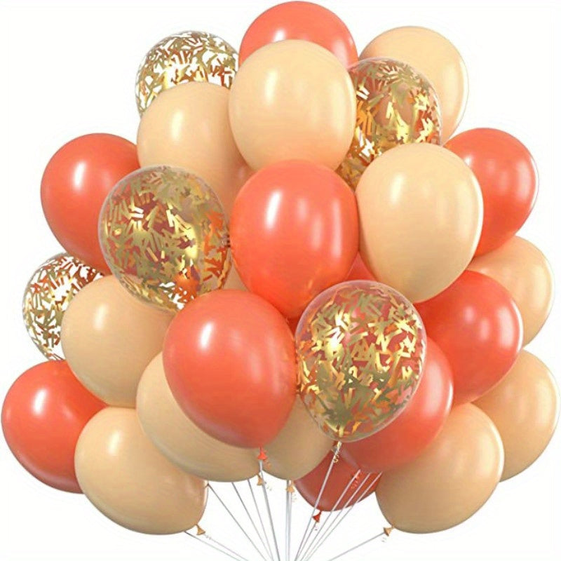 30pcs Colorful Paper Balloons Matte Latex Balloons Party Decoration