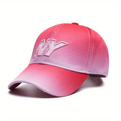 Summer Sunscreen Baseball Cap Gradient Color Matching Peaked Cap