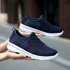 Women's Lightweight Mesh Slip On Loafers Non Slip Sports Shoes