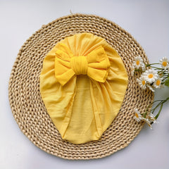 Soft Bowknot Turban for Baby Girls
