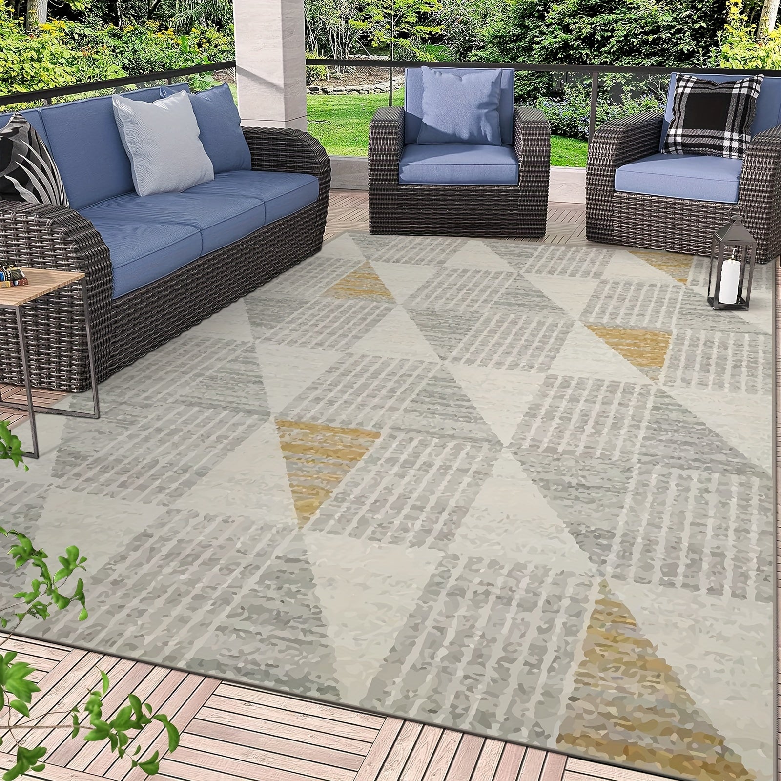 Outdoor Rug Large Area Mat Patio Decor