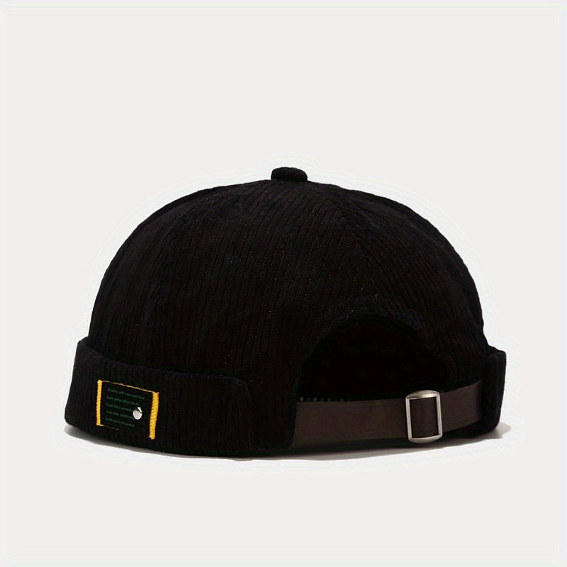 Rolled Cuff Hip Hop Beanie Hat for Men