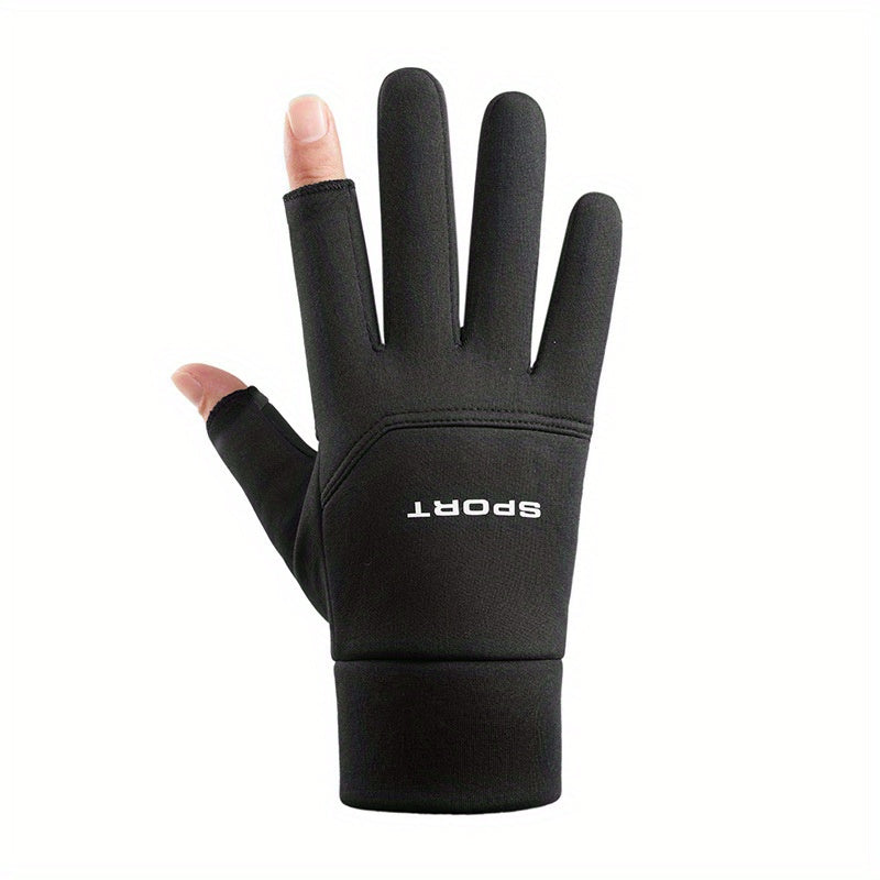 Warm Touch Screen Gloves Outdoor Cycling Training Anti Slip Windproof Gloves