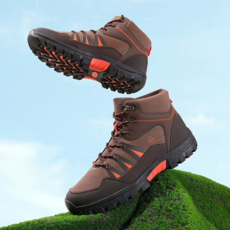 Men's Comfy Non Slip Ankle Boots - Durable Hiking Shoes