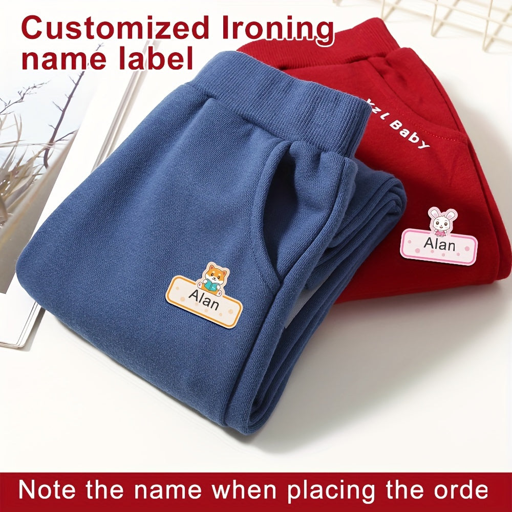 Custom Iron on Name Labels - Personalized Marking For Clothing, Blankets, Towels