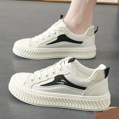 Skate Shoes Platform Lace up Walking Shoes Comfort Casual Sneakers