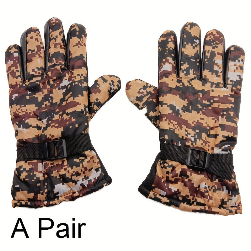 Non-slip Plus Velvet Warm Gloves for Cycling Skiing