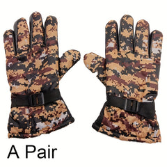 Non-slip Plus Velvet Warm Gloves for Cycling Skiing