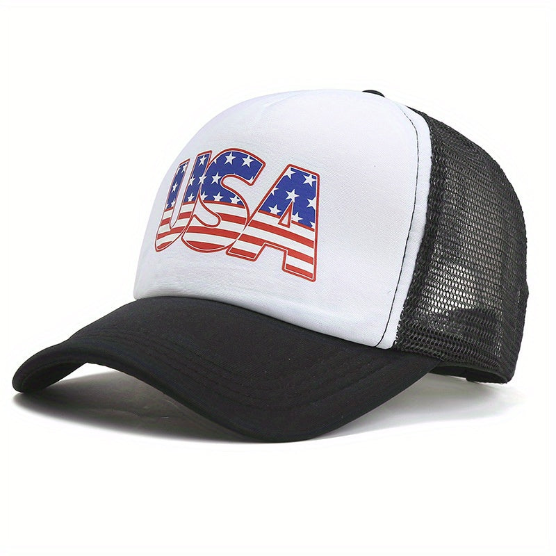 Breathable Mesh Hole Baseball Cap Unisex Hip Hop Cap Sun Protection Hat