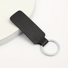 Vintage Car Keychain PU Leather Sublimation Blank Key Ring Pendant