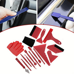 21pcs Car Vinyl Film Wrapping Tools Auto Squeegee Scraper Kit Decal Accessories
