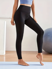 Seamless Yoga Running Leggings Solid Sports Tight Pants