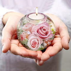 Round Tealight Holder Resin Molds for Weddings DIY Decor