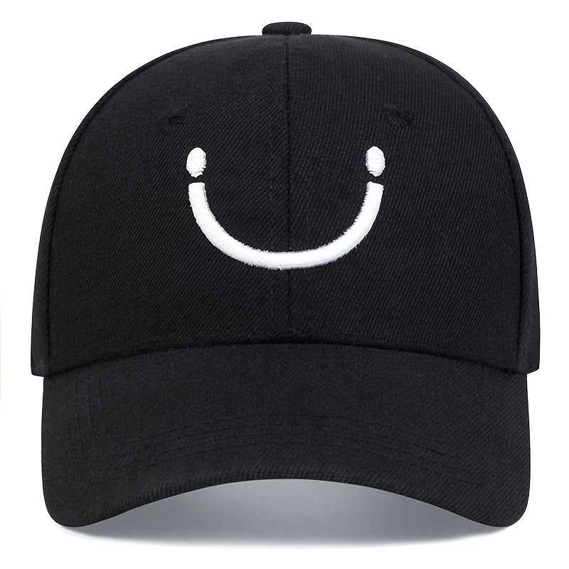 Men's Smile Face Baseball Cap Adjustable Sun Hat