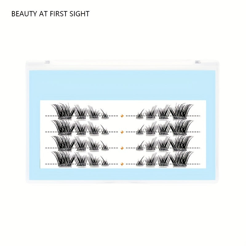 Cat Eye False Eyelashes Foxes Eye Segmented Lashes Extensions DIY