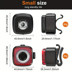 USB Rechargeable LED Bicycle Light Front Headlight for Safe Cycling