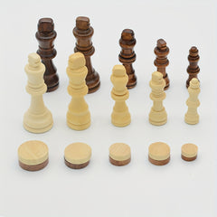 3 in 1 Chess Sets Travel Board Games Wooden Chess Board 29.01cm X 29.01cm