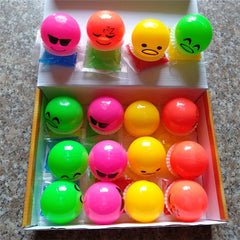 12pcs Puke Egg Yolk Lazy Egg Toy Milk Bag Exhaust To Relieve Stress