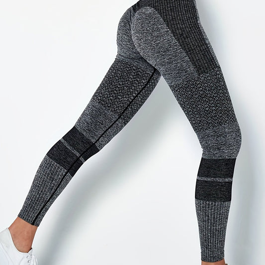 High Waist Sports Leggings For Women Hip Lifting Yoga Pants Elastic Gym Tight