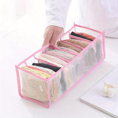 Clear Wardrobe Clothes Organizer Dacron Clothes Separation Storage Bag