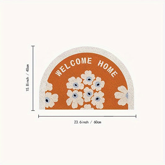 Decorative Vinyl Mesh Printed Floor Mat Anti-slip Rug