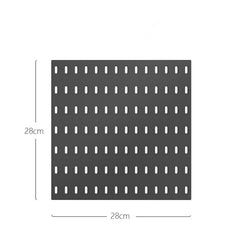 Industrial Style Wall Peg Board Display Shelves