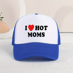 Letter Printed Baseball Cap Mesh Sunshade Hat