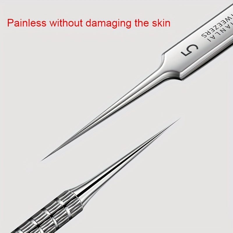 3-Piece Blackhead Remover Tweezers Set