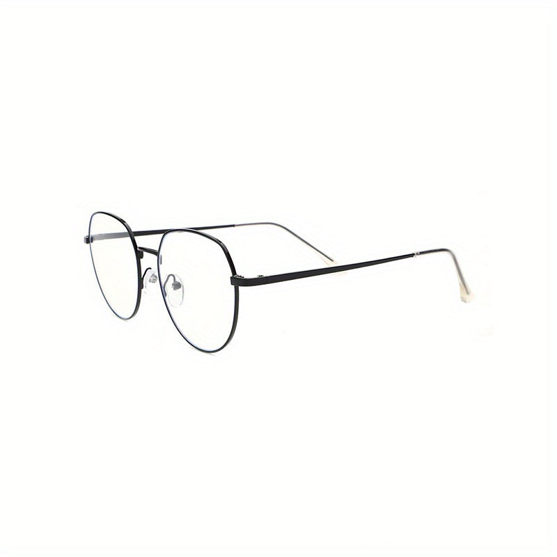 1pair Round Edge Face Repair Glasses