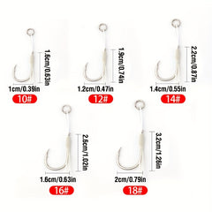 Fishing Jigging Assist Hooks Saltwater Luminous Jig Hooks High Carbon Steel
