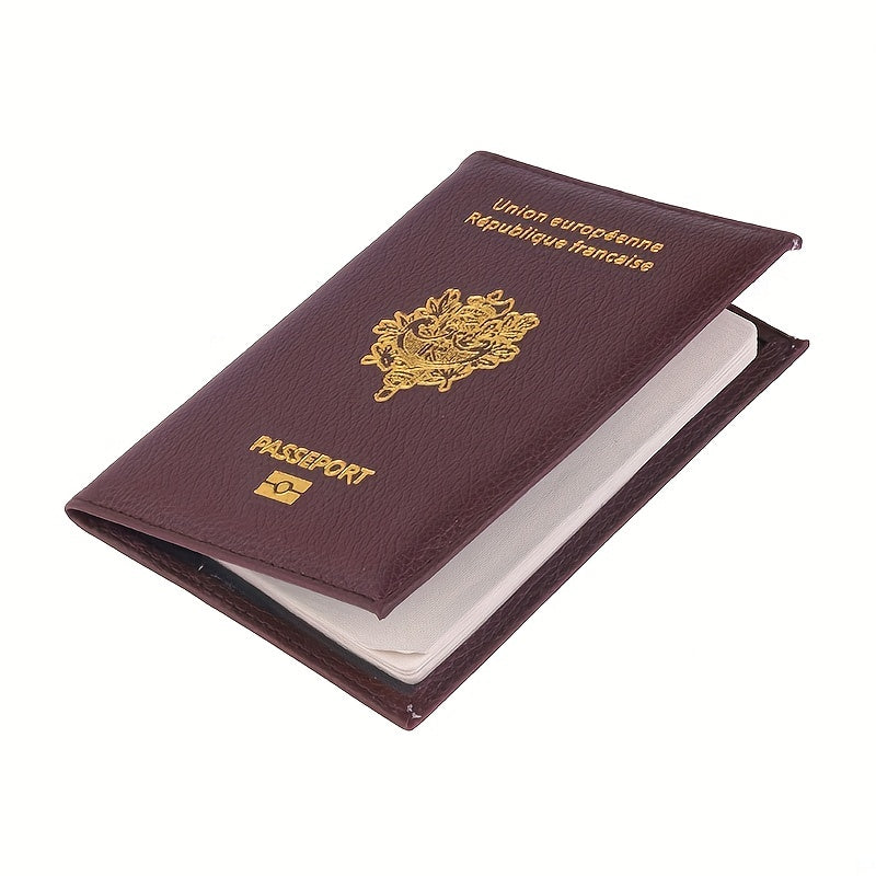 Classic Pattern Passport Cover Lightweight Bifold Passport Holder
