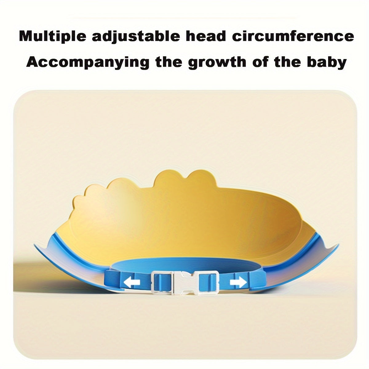 Kids Adjustable Dinosaur Shower Cap Waterproof Bath Hat