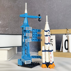Space Rocket Spaceship Building Blocks Educational Toy