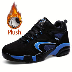 Warm Plush Lined Hiking Boots for Men - Non Slip Durable Lace Up Shoes
