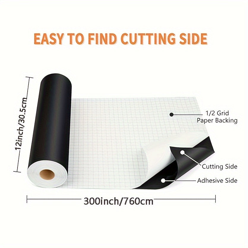 1pc Permanent Vinyl For Cricut 30 7 62meter Glossy Adhesive Vinyl Roll