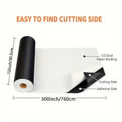 1pc Permanent Vinyl For Cricut 30 7 62meter Glossy Adhesive Vinyl Roll
