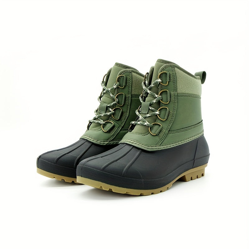 Women's Waterproof Winter Duck Boots Warm Mid Calf Anti-slip Boots