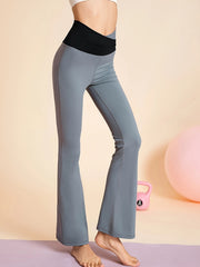 High Waist Bell Bottom Yoga Pants - Slimming Butt Lifting Activewear