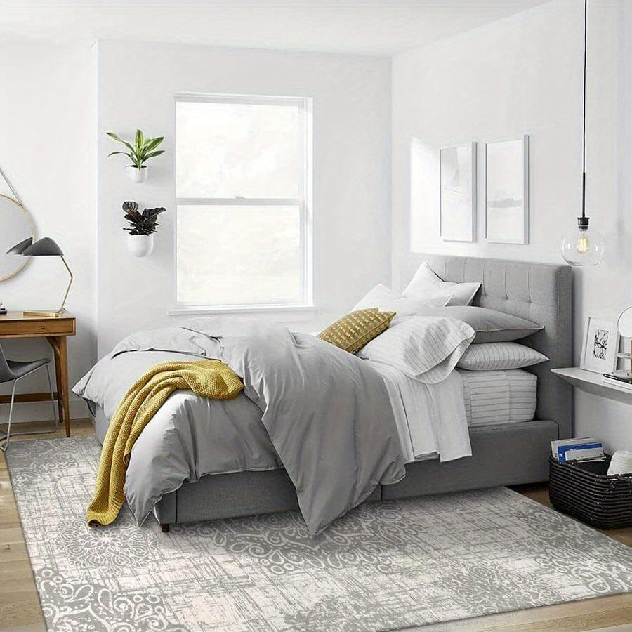 Boho Printed Flannel Living Room Rug