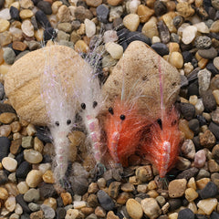4pcs Back Flash Shrimp Fly Kit - Trout Saltwater Fishing Lure Sabiki Bait