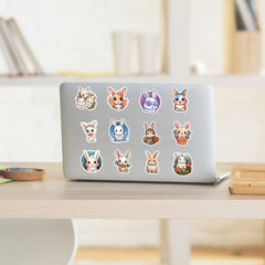 50pcs Rabbit Series Graffiti Stickers for Laptop Helmet Desktop Water Cup