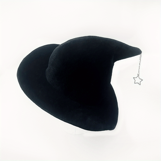 Witch Hat for Stage Party Makeup Props Halloween Wizard Hat Costume