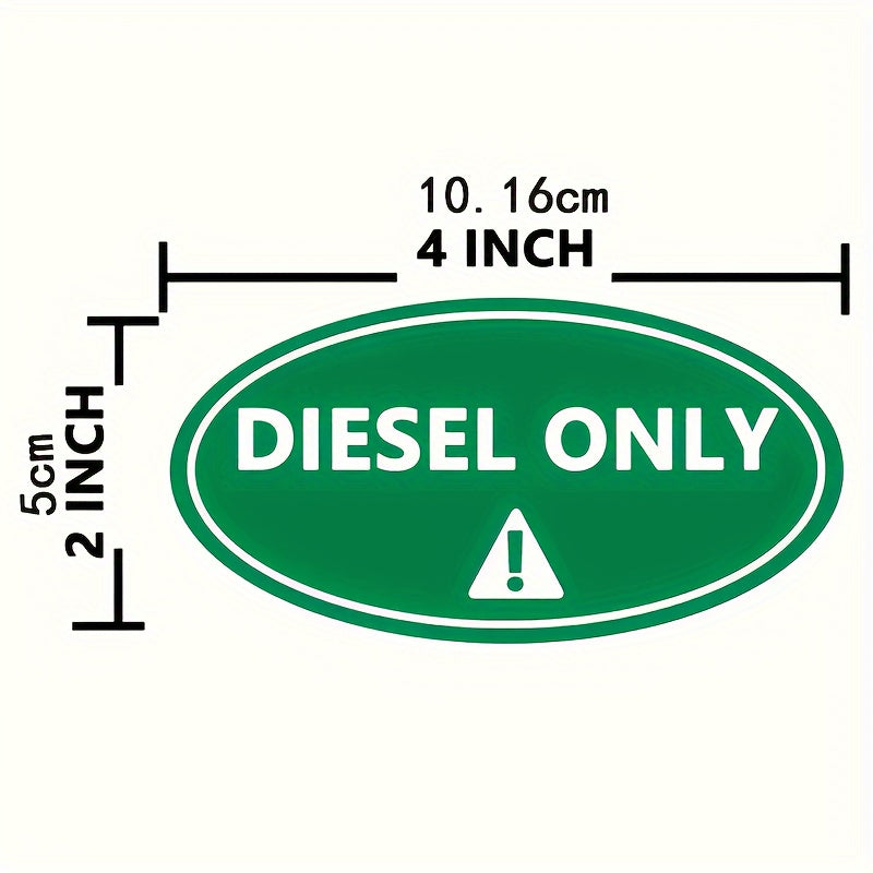 30pcs Diesel Hybrid Fuel Gas Stickers - Filling Type Sign