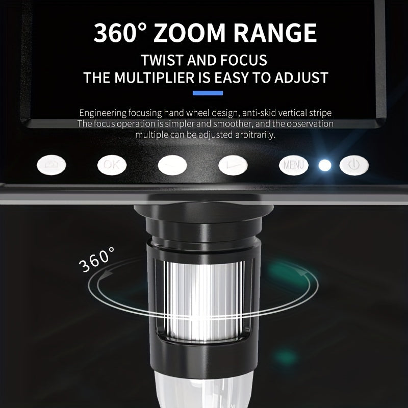 1600X Digital Microscope 960P Video Microscope For Adult Soldering