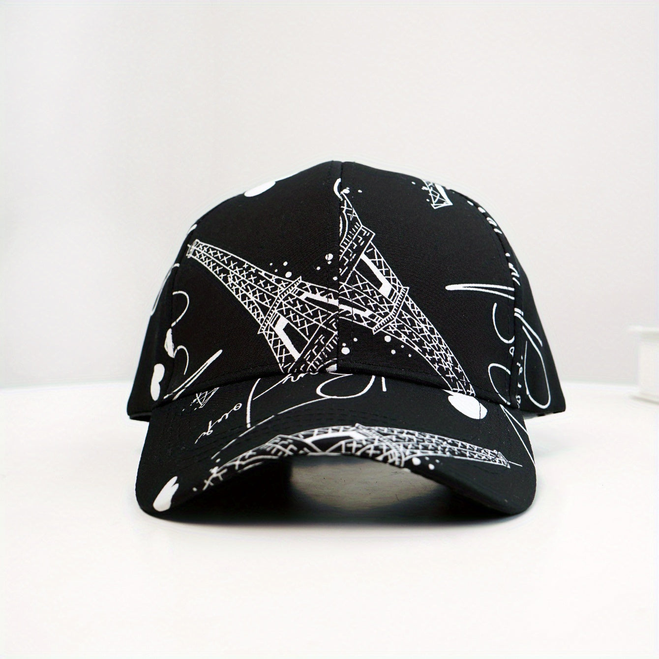 Eiffel Tower Baseball Cap Unisex Sun Hat Lightweight Golf Dad Hat